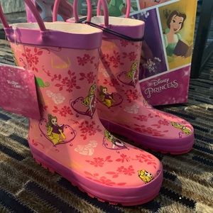 👑Disney Princess Childrens Rain Boots